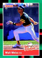 1988 Donruss Rookies Baseball Cards    018      Walt Weiss XRC*